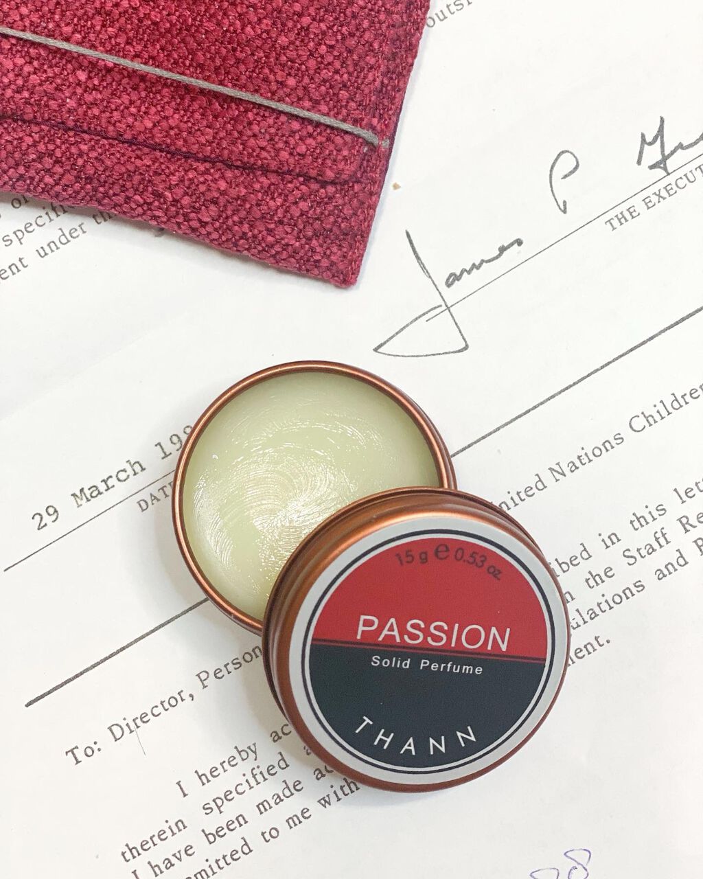 ソリッドパフューム パッション/THANN/練り香水を使ったクチコミ(1枚目)