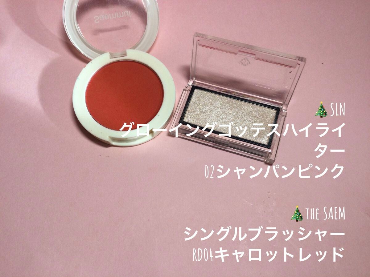 シングルブラッシャー/the SAEM/パウダーチークを使ったクチコミ(3枚目)