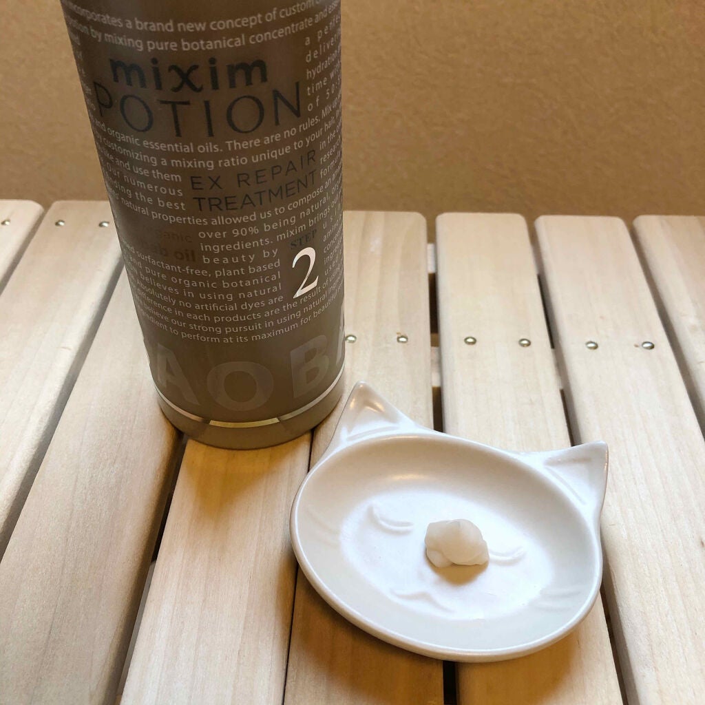 リペアシャンプー/ヘアトリートメント/mixim POTION/シャンプー・コンディショナーを使ったクチコミ(3枚目)