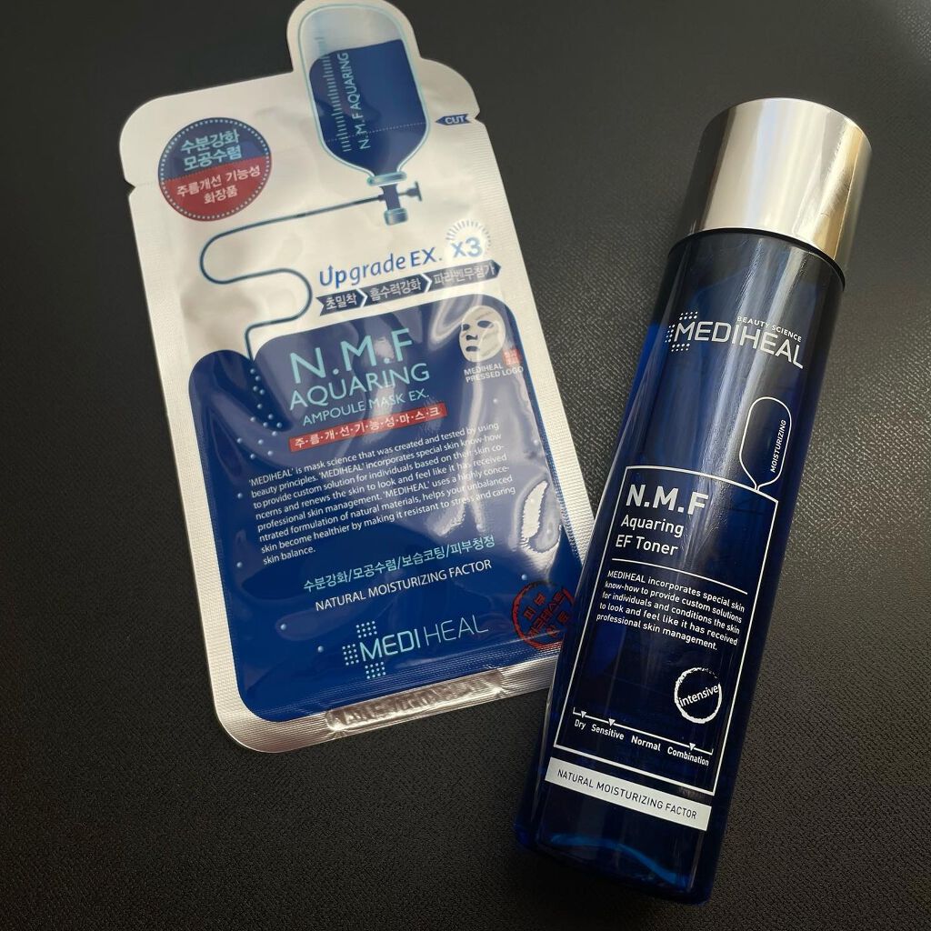 N.M.F アクアリング エフェクト トナー/MEDIHEAL/化粧水を使ったクチコミ（2枚目）