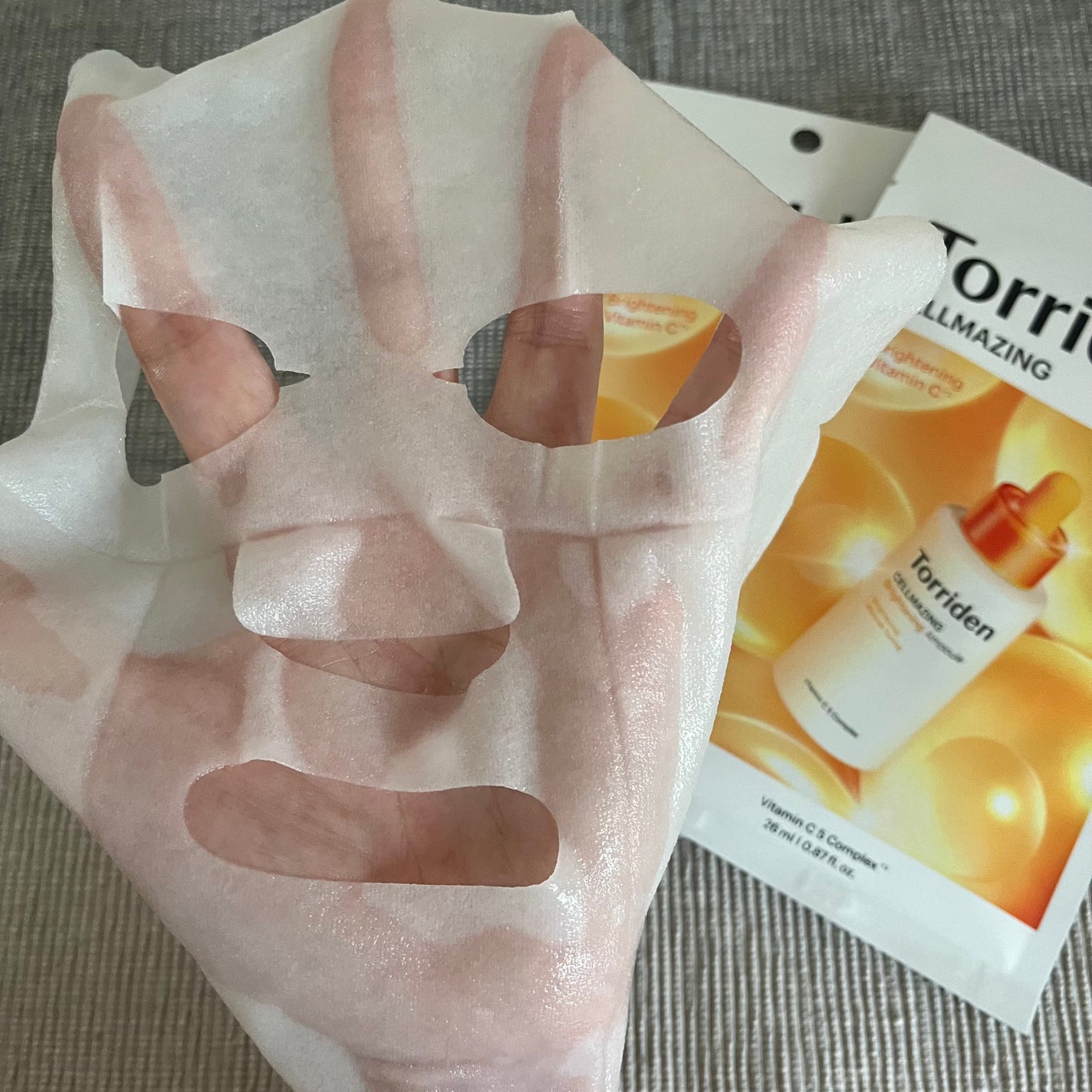 セルメイジング ビタC ブライトニングマスク/Torriden/シートマスク・パックを使ったクチコミ(4枚目)