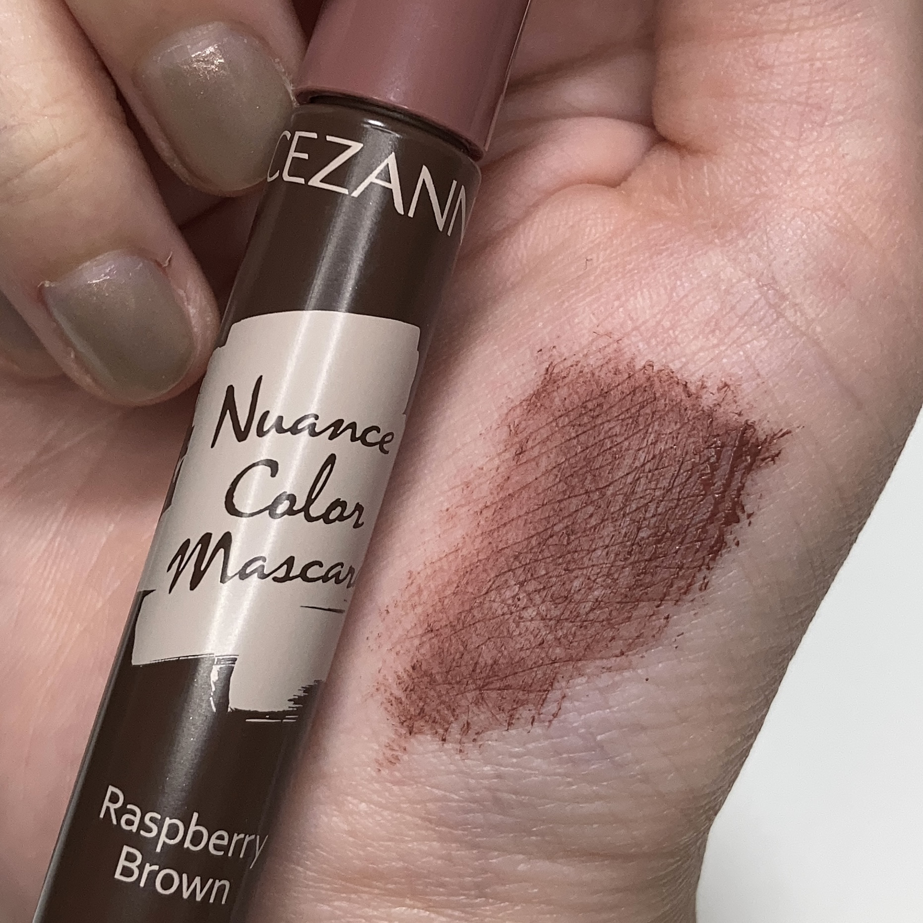 ニュアンスカラーマスカラ/CEZANNE/マスカラを使ったクチコミ（3枚目）