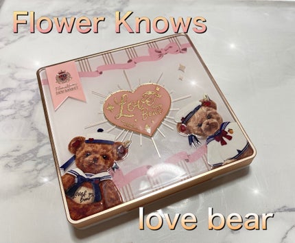 Love Bear 9色 アイシャドウパレット/FlowerKnows/アイシャドウパレットを使ったクチコミ(1枚目)