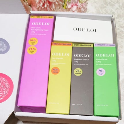 ブラックチェリー毛穴収縮クリーム ルフティグ/ODELOI/フェイスクリームを使ったクチコミ(2枚目)