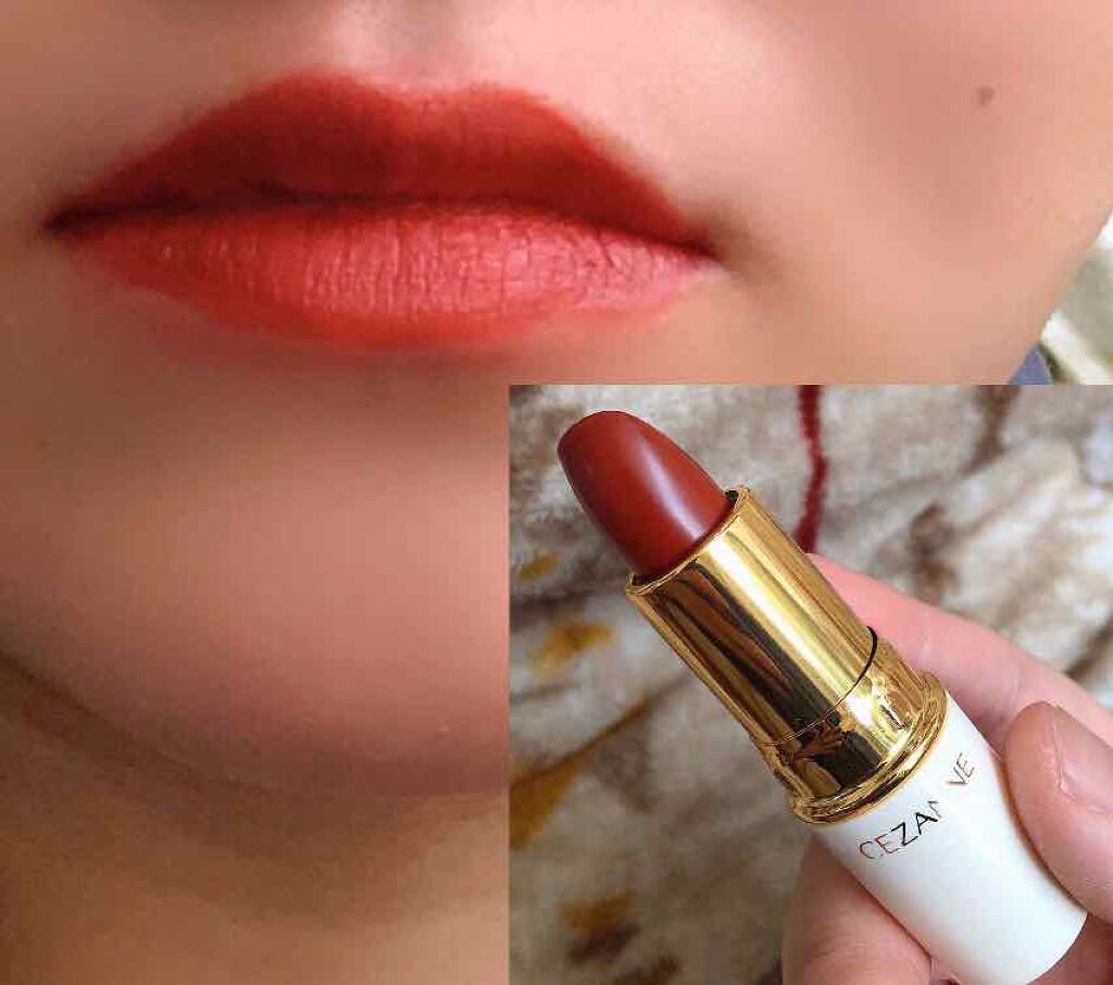 ラスティンググロスリップ/CEZANNE/口紅を使ったクチコミ(2枚目)