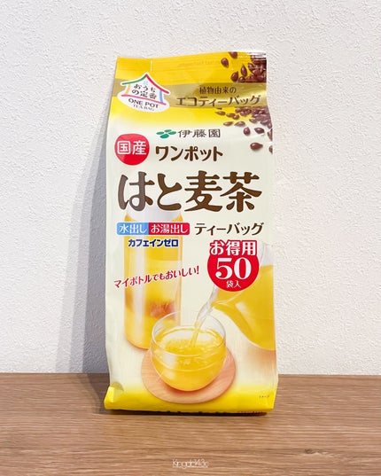 ワンポット はとむぎ茶 エコティーバッグ/伊藤園/その他を使ったクチコミ(1枚目)