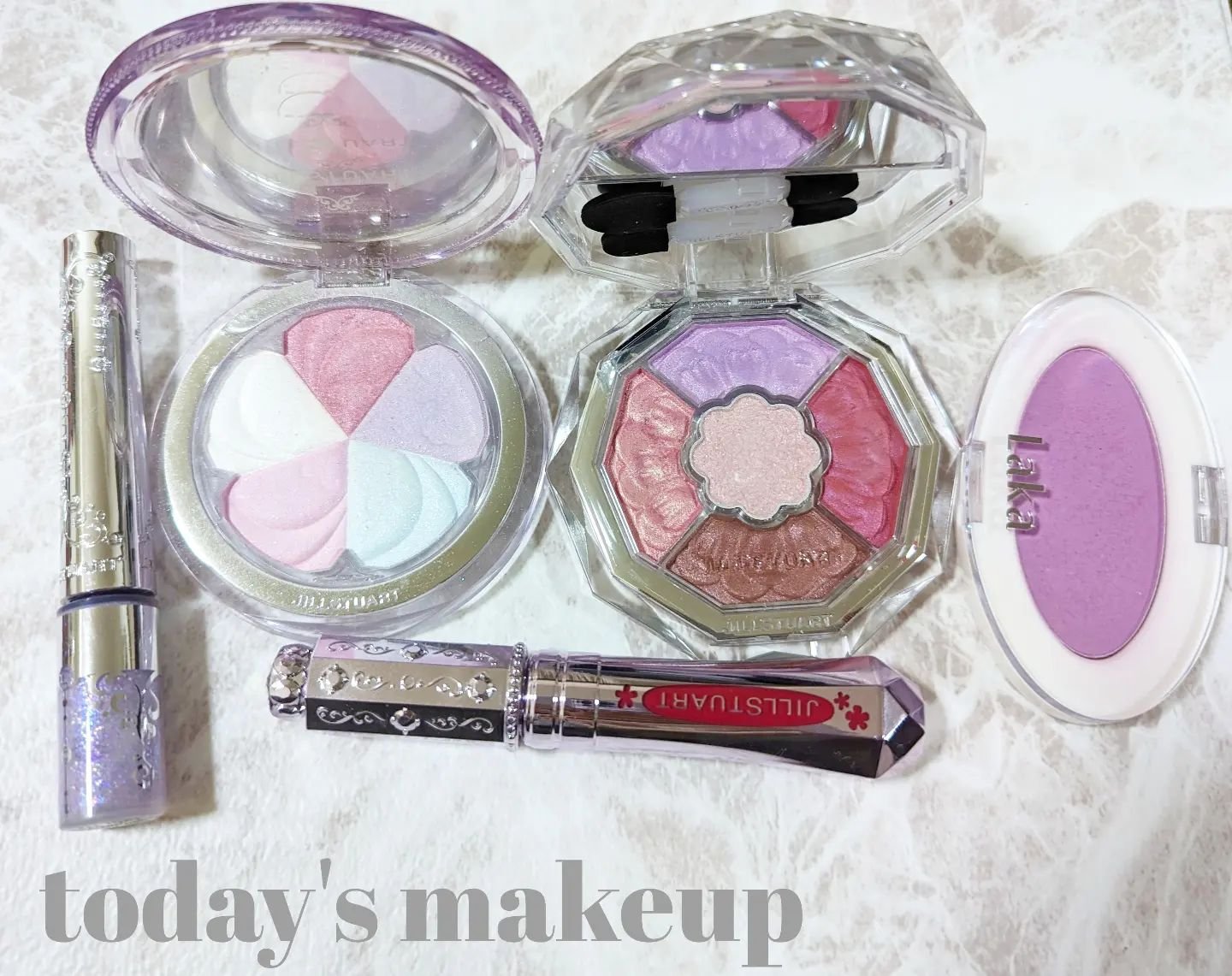 ジルスチュアート ブルーム ミックスブラッシュ コンパクト 25 bluebird chirping<ユニコーンユートピア>(限定色)/JILL STUART/パウダーチークを使ったクチコミ（1枚目）