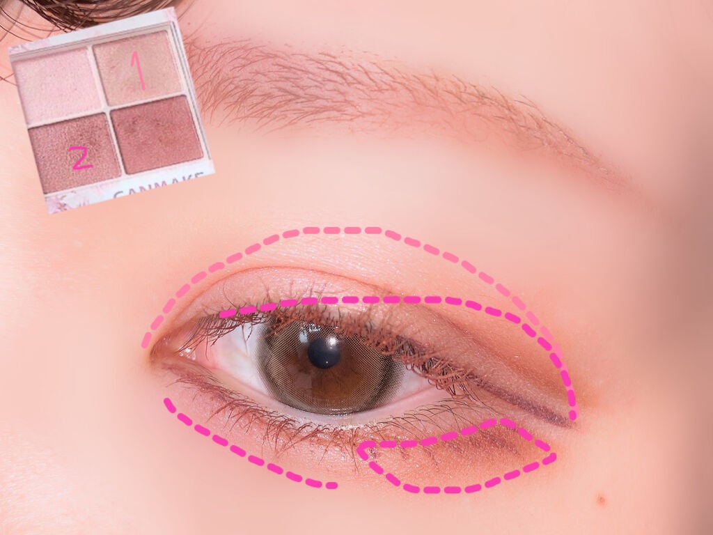 描くふたえアイライナー/CEZANNE/リキッドアイライナーを使ったクチコミ(8枚目)