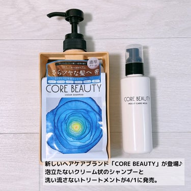 モイストケアミルク/CORE BEAUTY/アウトバストリートメントを使ったクチコミ（2枚目）