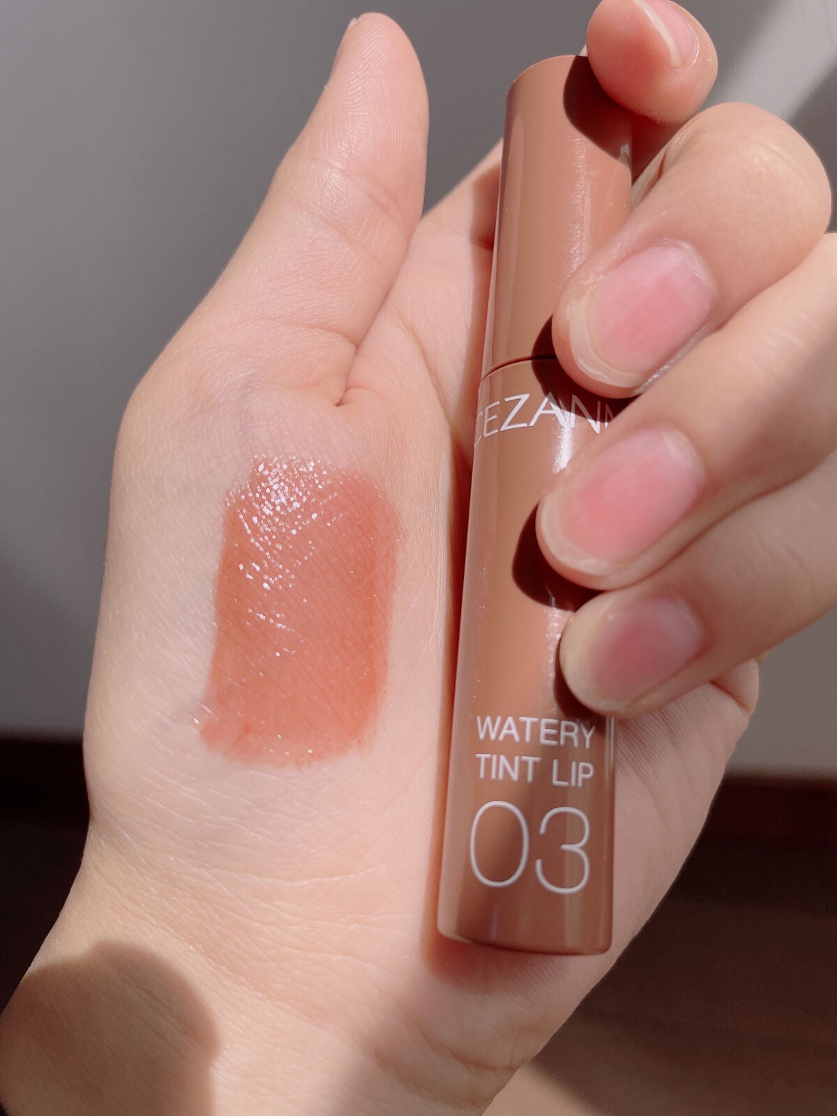 ウォータリーティントリップ/CEZANNE/リップティントを使ったクチコミ(2枚目)