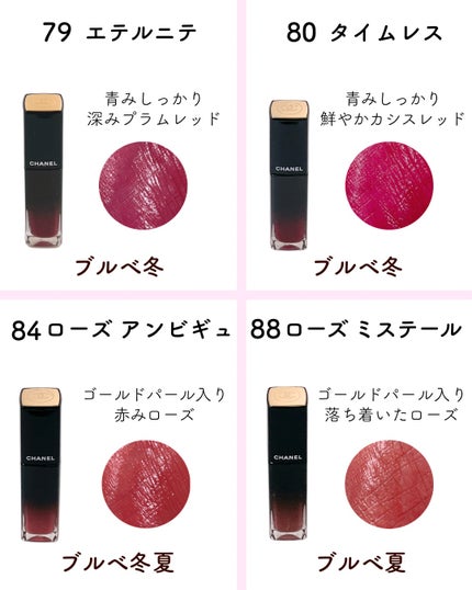 ルージュ アリュール ラック/CHANEL/口紅を使ったクチコミ(3枚目)