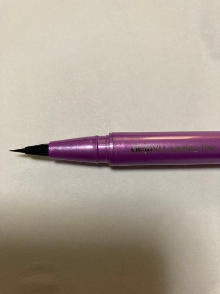 「密着アイライナー」ショート筆リキッド/デジャヴュ/リキッドアイライナーを使ったクチコミ(3枚目)