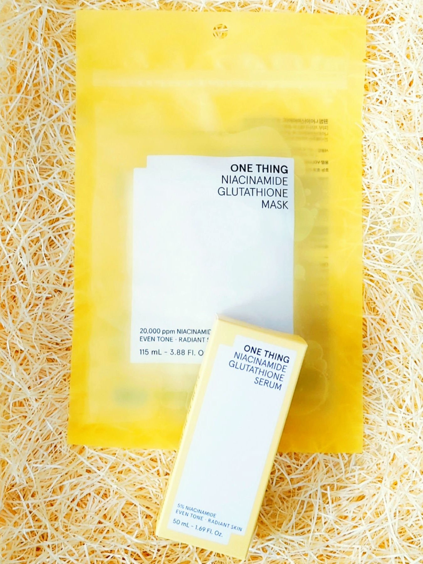 ナイアシンアミドグルタチオンマスク/ONE THING/シートマスク・パックを使ったクチコミ（2枚目）