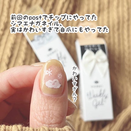 ウィークリージェル/HOMEI/ジェルネイルを使ったクチコミ(2枚目)