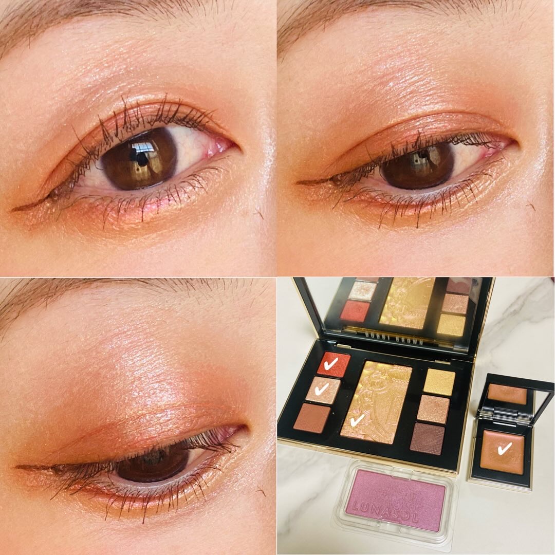 ルナソル カラーリングシアーチークス(グロウ) EX10 Allure Viola/LUNASOL/パウダーチークを使ったクチコミ（2枚目）