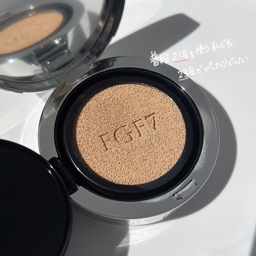 FGF7 ハイドロセルクッション/Coralhaze/クッションファンデーションを使ったクチコミ（3枚目）