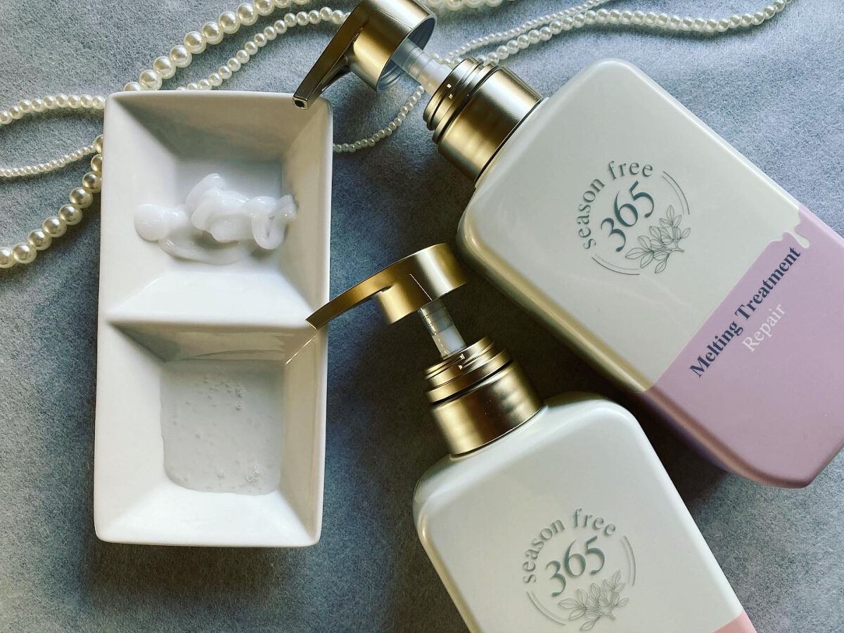 リペア シャンプー/メルティングトリートメント/season free 365/市販シャンプーを使ったクチコミ（3枚目）