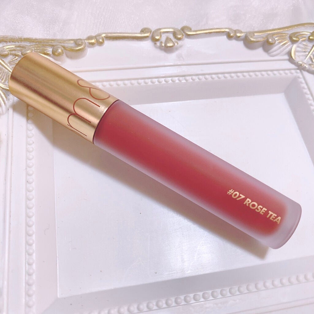 ミルクティーベルベットティント/rom&nd/リップティントを使ったクチコミ(2枚目)