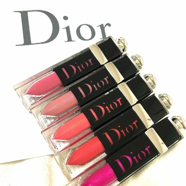 4/20発売
Dior Addict LACQUER PLUMP
全20色（限定4色）
税抜3900円


全部で5色購入しました❤️

こんなに買うつもりはなかったけど、TUしてたら可愛い色が沢山あっ