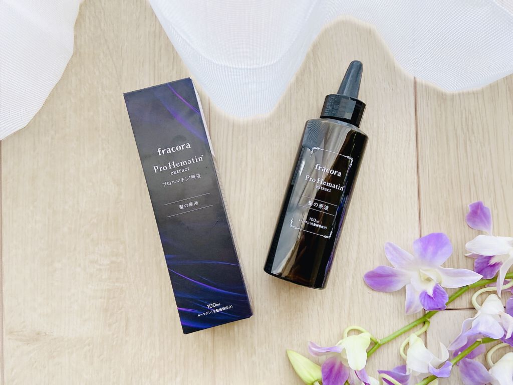 プロヘマチン原液 100ml/fracora/洗い流すヘアトリートメントを使ったクチコミ（2枚目）