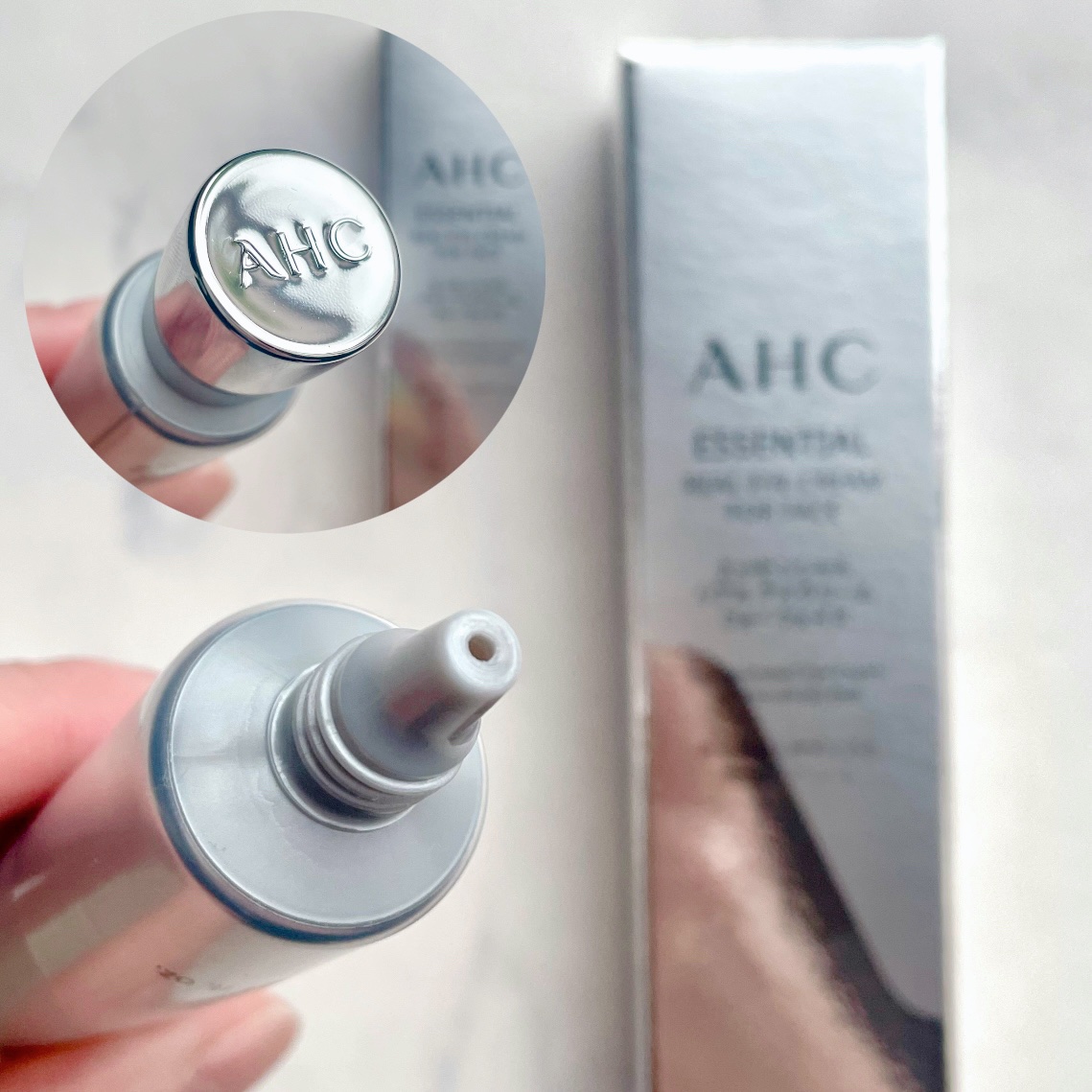 エッセンシャル リアル アイクリーム フォーフェイス/AHC/アイケア・アイクリームを使ったクチコミ（3枚目）