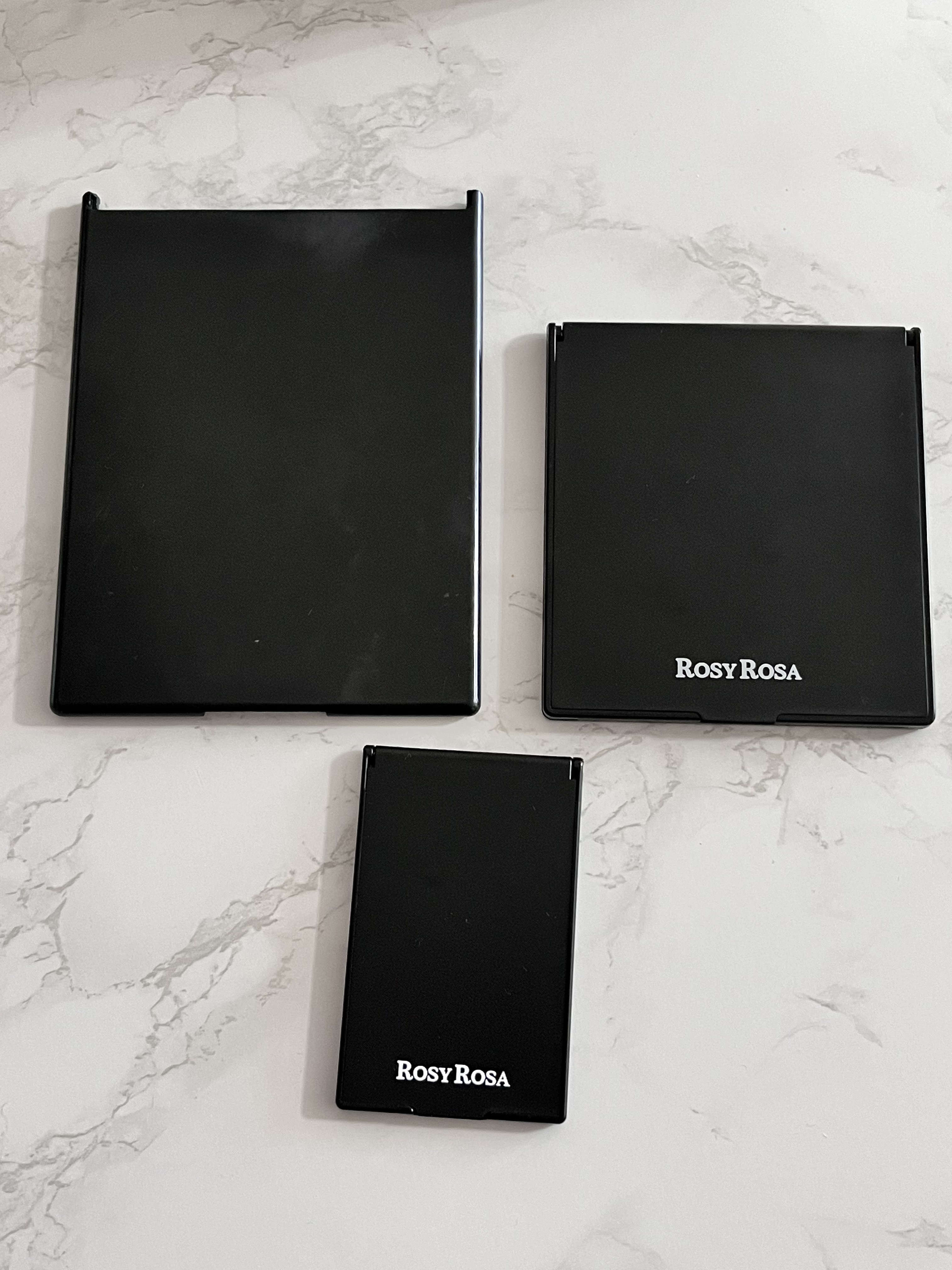 リアルックミラー ミニ ブラック(定番）/ロージーローザ/その他化粧小物を使ったクチコミ（2枚目）