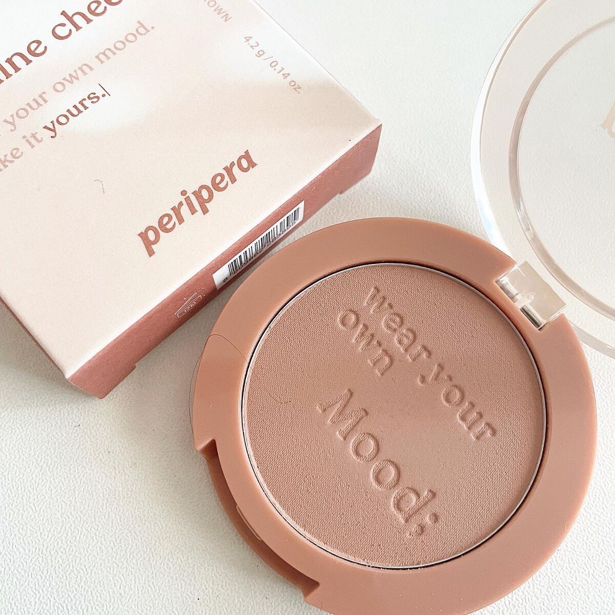 ピュア ブラッシュド サンシャイン チーク/PERIPERA/パウダーチークを使ったクチコミ（1枚目）