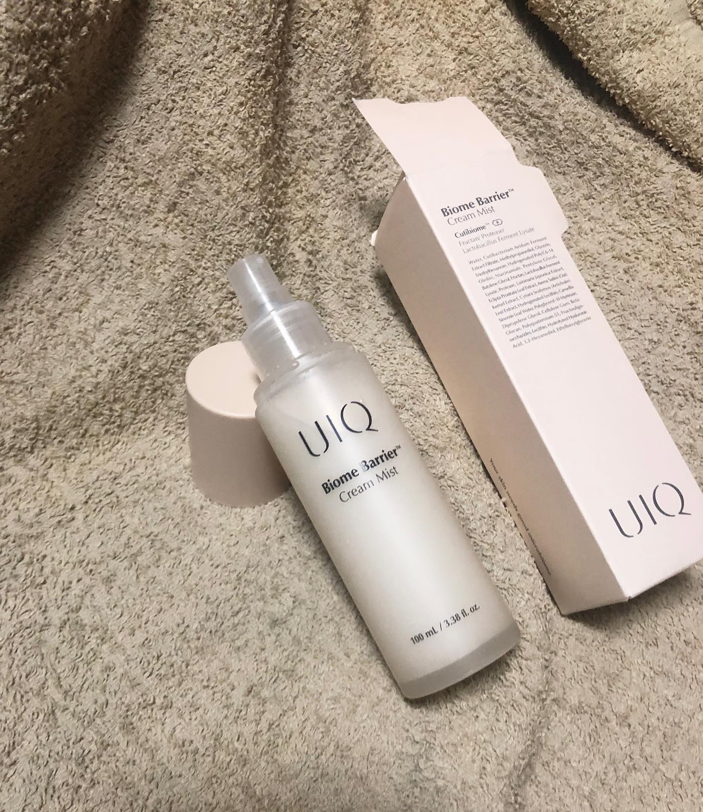 バイオームバリア クリームミスト/UIQ/ミスト状化粧水を使ったクチコミ（1枚目）