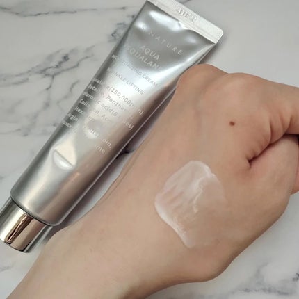 アクアスクワランモイスチャークリーム/S.NATURE/フェイスクリームを使ったクチコミ(4枚目)