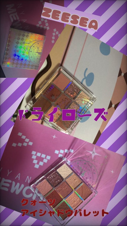 クォーツ 9色アイシャドウパレット(ドリームランドアイシャドウ)/ZEESEA/アイシャドウパレットを使ったクチコミ(1枚目)