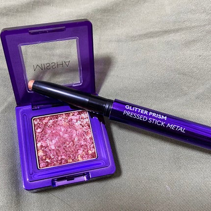 グリッタープリズム スティック メタル/MISSHA/スティックアイシャドウを使ったクチコミ(1枚目)