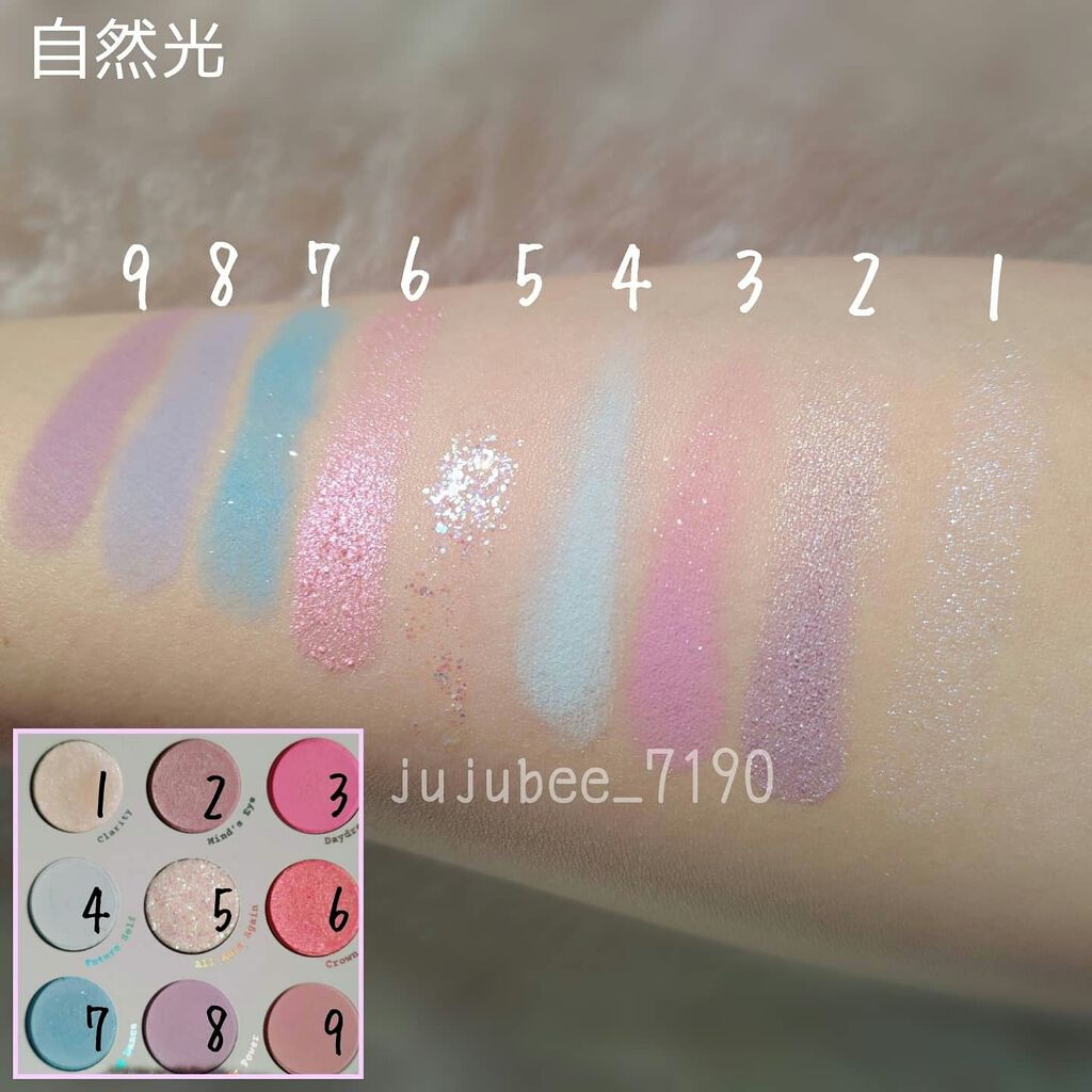 In A Trance/ColourPop/アイシャドウパレットを使ったクチコミ（3枚目）