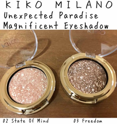 UNEXPECTED PARADISE MAGNIFICENT EYESHADOW/KIKO/ペンシルアイライナーを使ったクチコミ（1枚目）