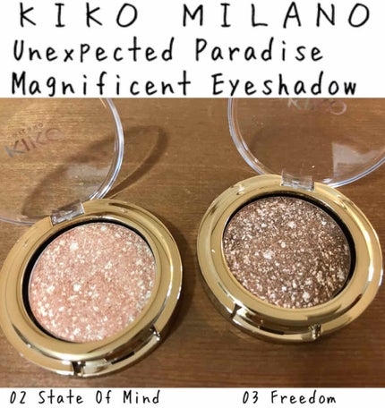 UNEXPECTED PARADISE MAGNIFICENT EYESHADOW/KIKO/ペンシルアイライナーを使ったクチコミ(1枚目)