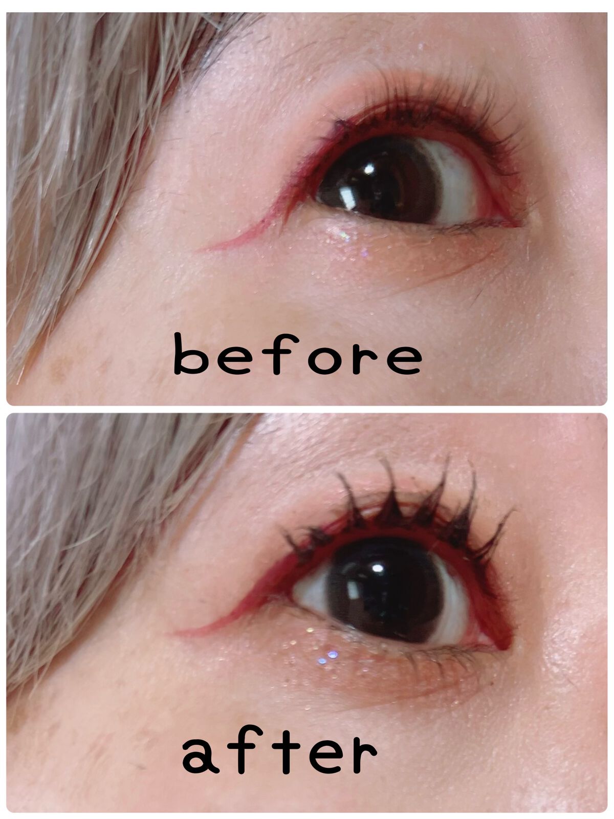 ピメル うそつきマスカラ/pdc/マスカラを使ったクチコミ(5枚目)