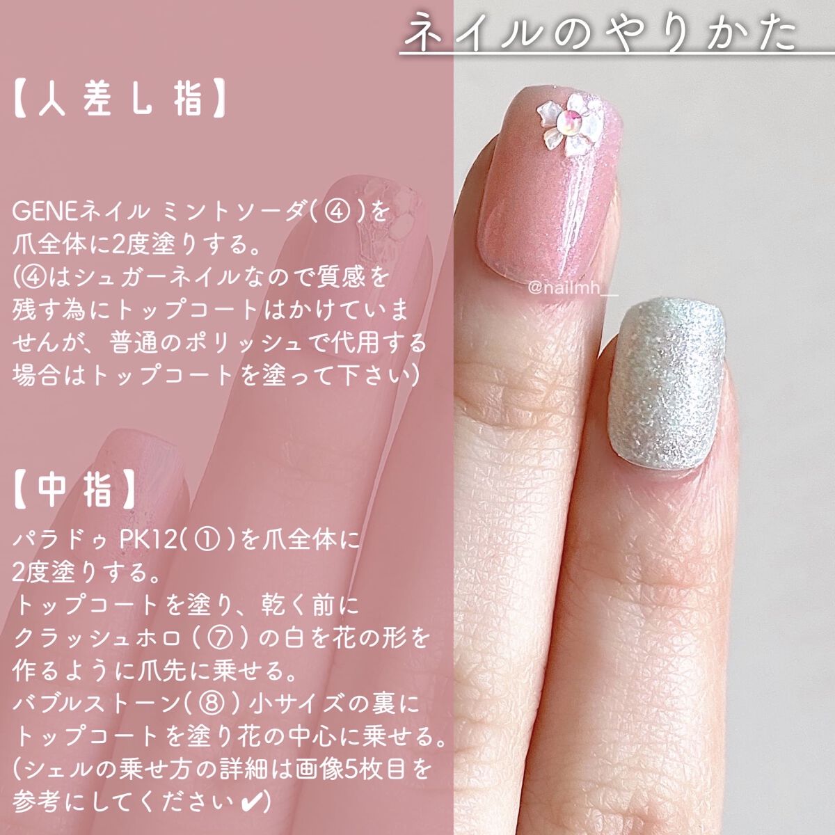 AC ネイルエナメル M 125 ギャラクシーホワイト/AC MAKEUP/マニキュアを使ったクチコミ（3枚目）