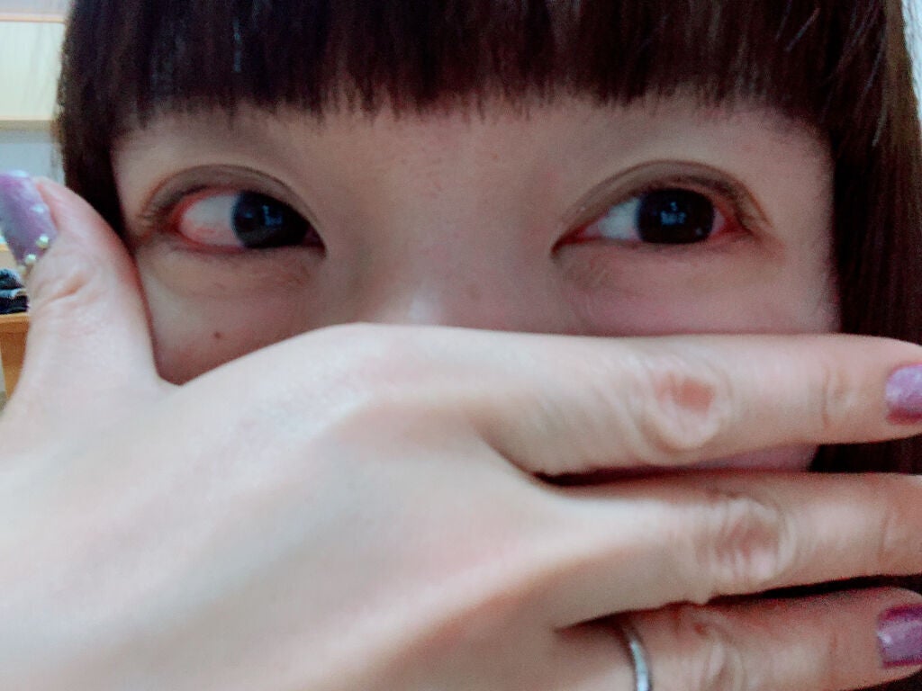 コトリ☆れいか(´∀`)プチプラ on LIPS 「私の二重事情、三枚目昔、1枚目、現在、2枚目はなにもしてないで..」(1枚目)