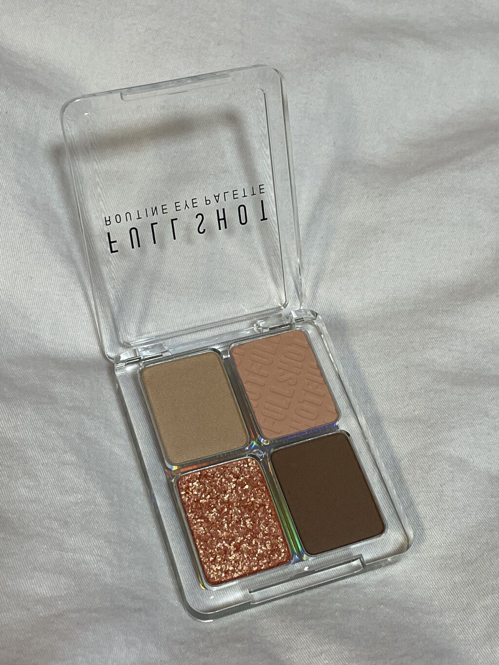 フルショット ルーティーン アイパレット PK01 Charmmy Flamingo/A’pieu/アイシャドウパレットを使ったクチコミ（2枚目）