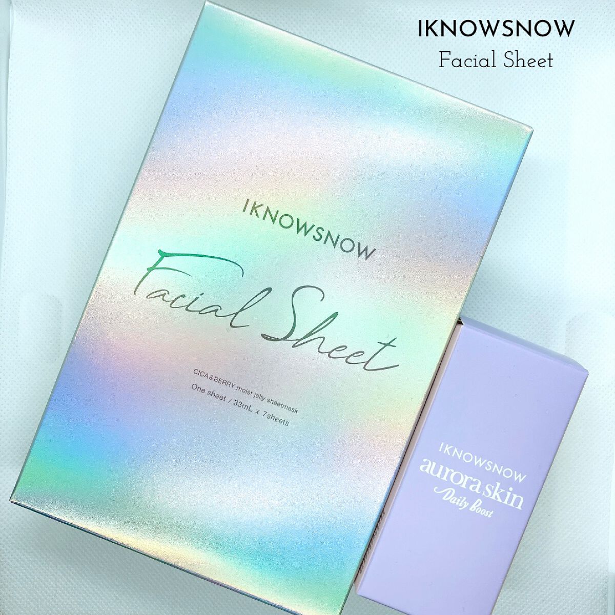 フェイシャルシート/IKNOWSNOW/シートマスク・パックを使ったクチコミ（1枚目）