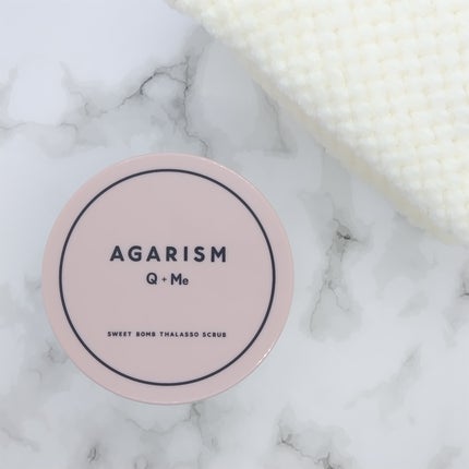 Q+Me スウィート ボム タラソ スクラブ/AGARISM/バスト・ヒップケアを使ったクチコミ(1枚目)