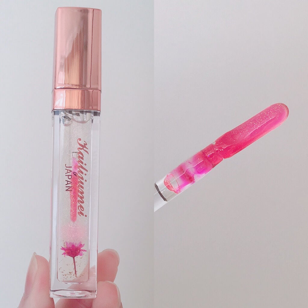 フラワーリップグロス/Kailijumei/リップグロスを使ったクチコミ(5枚目)