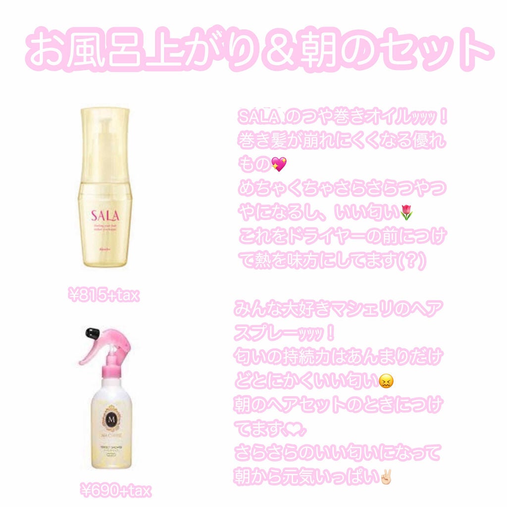 パーフェクトシャワー(しっとり) EX/MACHERIE/プレスタイリング・寝ぐせ直しを使ったクチコミ(4枚目)