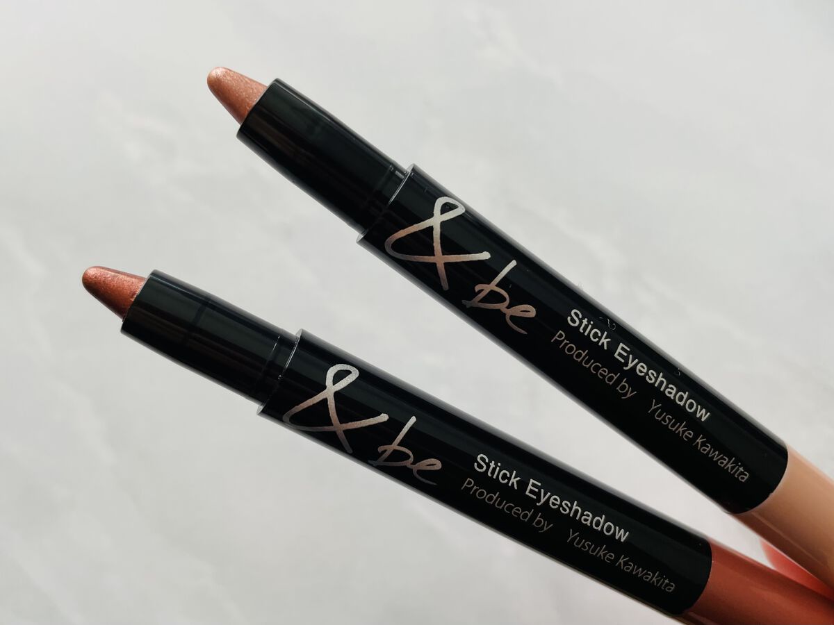 スティックアイシャドウ ピンクアイボリー/＆be/スティックアイシャドウを使ったクチコミ（1枚目）
