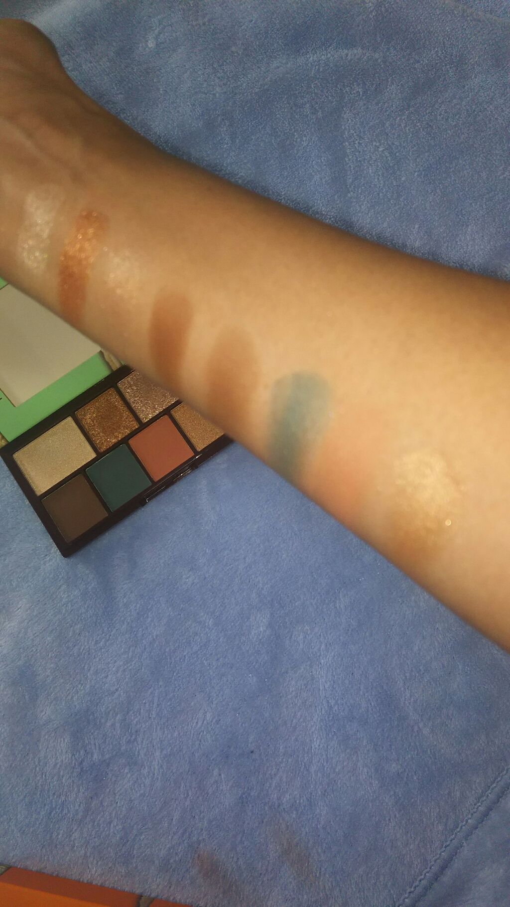 ミニチョコレートアイシャドウパレット/MAKEUP REVOLUTION/アイシャドウパレットを使ったクチコミ(3枚目)