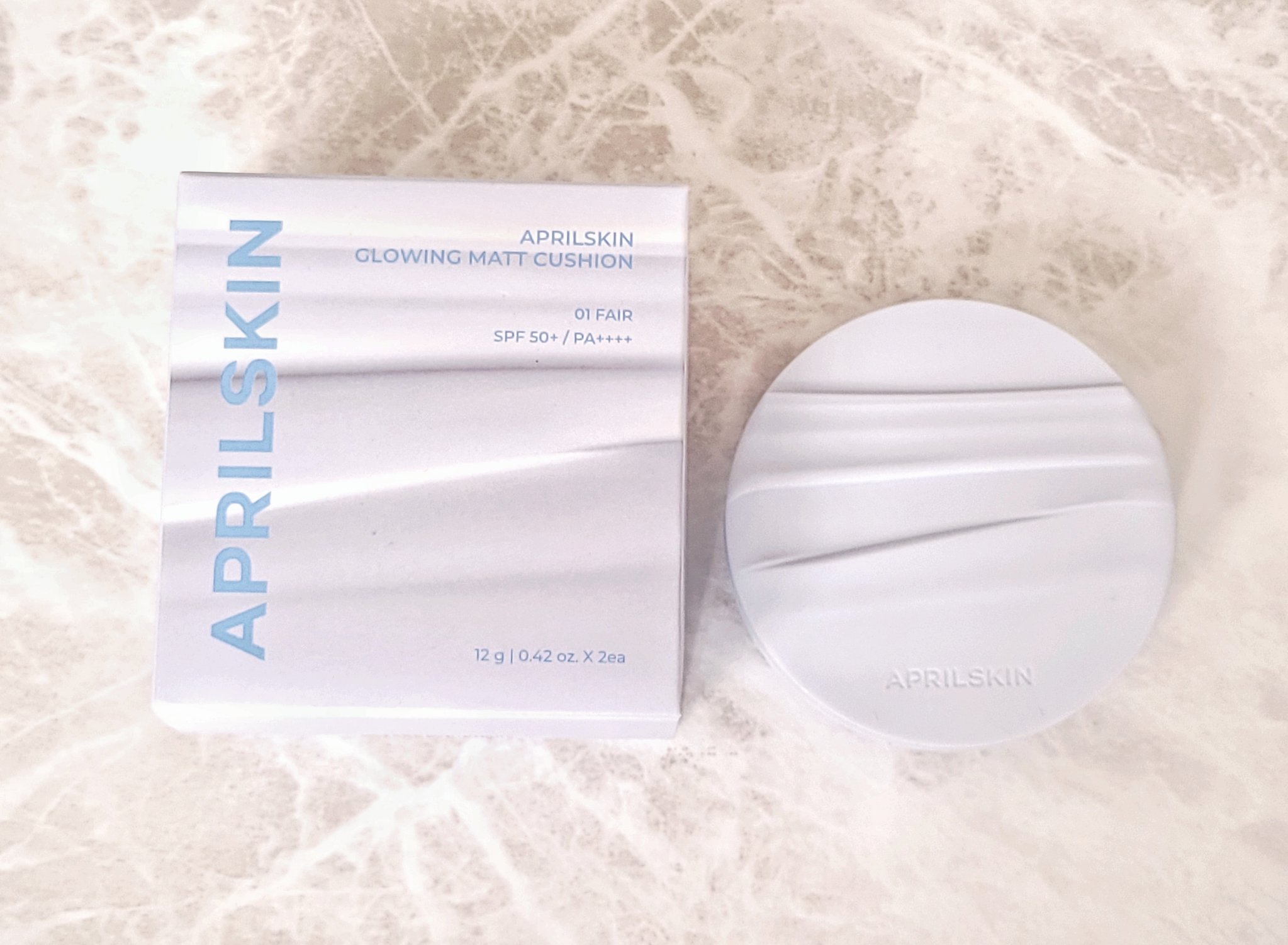 グロー マットクッション/APRILSKIN/クッションファンデーションを使ったクチコミ（1枚目）