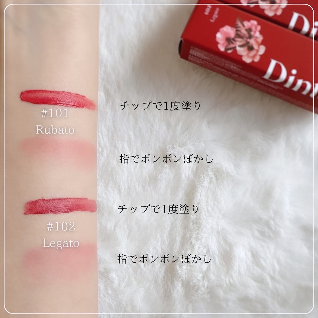 マダムバタフライコレクション ブラーニングリップベール/Dinto/口紅を使ったクチコミ（3枚目）