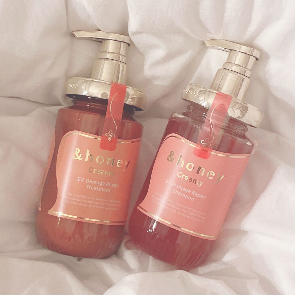 Creamy EXダメージリペアシャンプー1.0/ヘアトリートメント2.0/&honey/市販シャンプーを使ったクチコミ（1枚目）