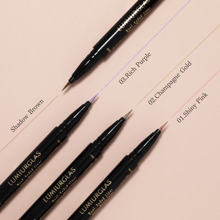 デュアルエンドライナー/LUMIURGLAS/リキッドアイライナーを使ったクチコミ(1枚目)