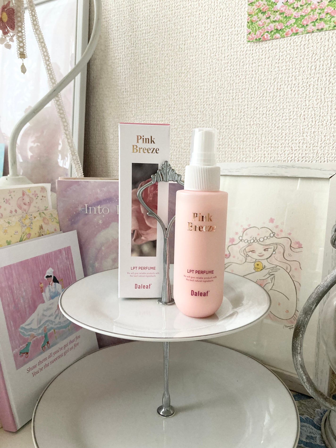 パフュームヘアパックインミスト Pink Breeze/Daleaf/アウトバストリートメントを使ったクチコミ(4枚目)