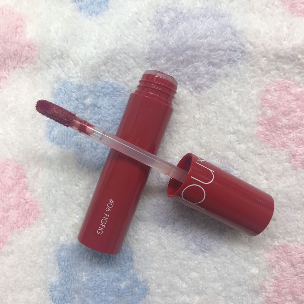 ジューシーラスティングティント/rom&nd/リップティントを使ったクチコミ（2枚目）